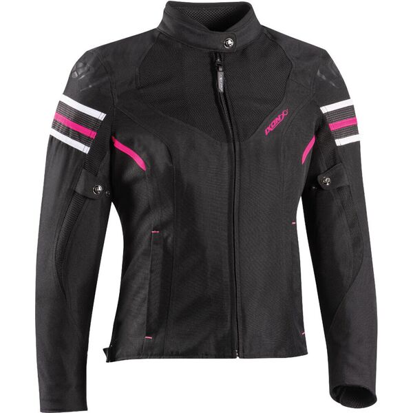 ixon ilana evo giacca tessile moto da donna nero rosa m