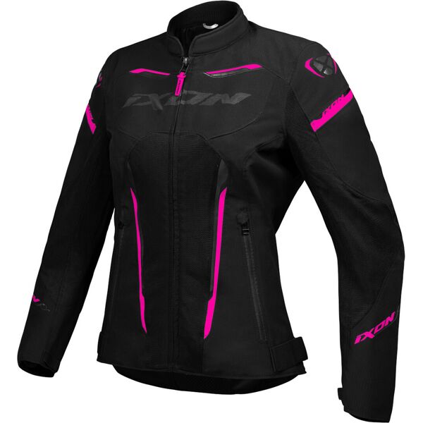 ixon striker air giacca tessile moto da donna nero rosa l