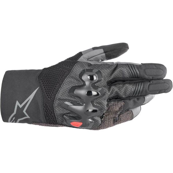 alpinestars amt-10 air hdry guanti da moto impermeabili nero xl