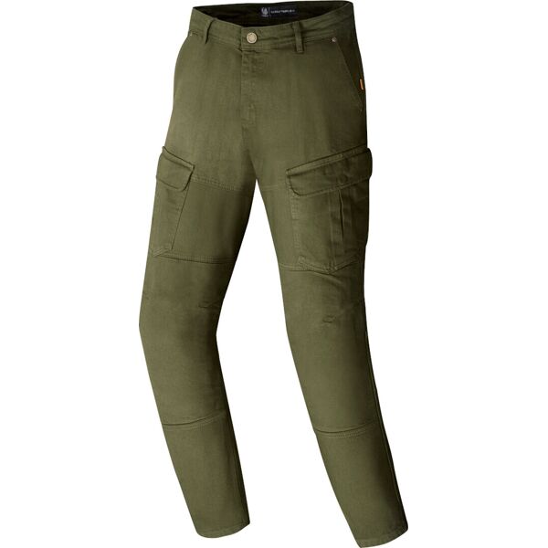 merlin warren d3o cargo jeans da moto verde 36