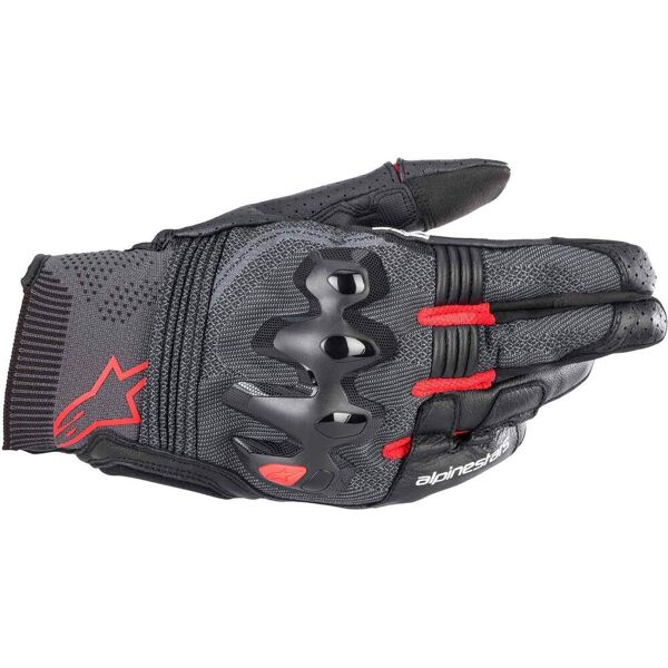 alpinestars morph sport guanti moto nero rosso 3xl