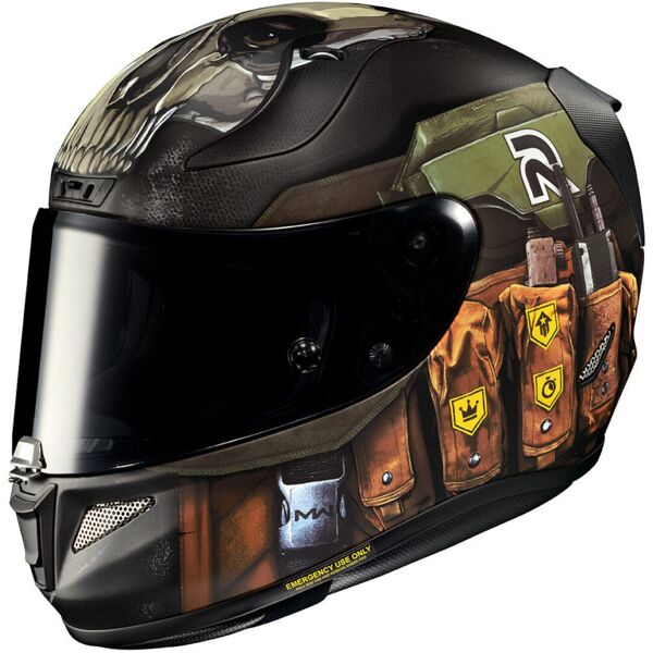 hjc rpha 11 ghost call of duty casco nero verde l