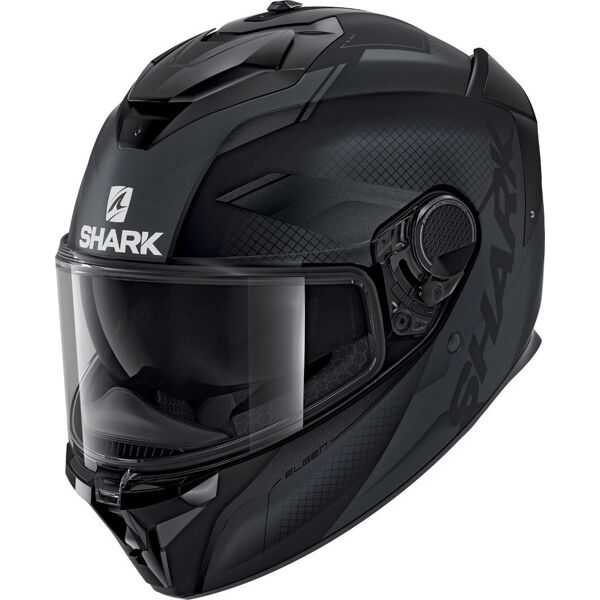 shark spartan gt elgen micro casco nero grigio xl