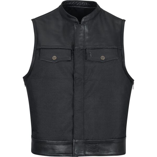 bores sunride 7 gilet tessile / pelle nero xl