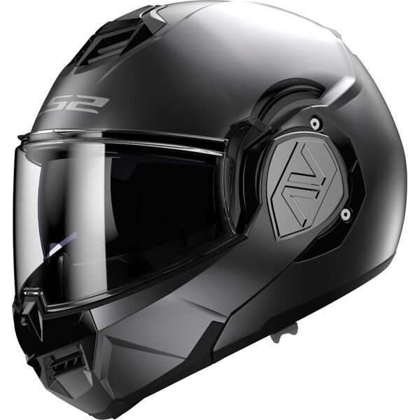 ls2 ff906 advant solid casco argento m