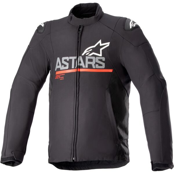 alpinestars smx giacca tessile moto impermeabile nero grigio rosso s