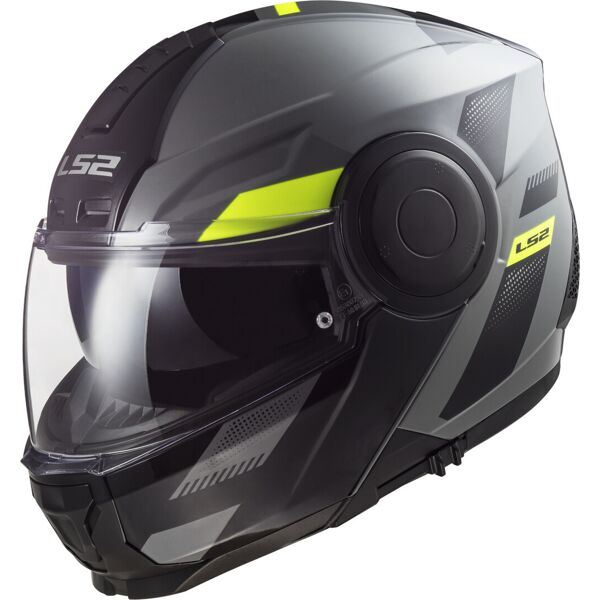 ls2 ff902 scope max casco nero grigio giallo 2xl