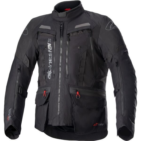 alpinestars bogota pro drystar® impermeabile moto tessile giacca nero 2xl