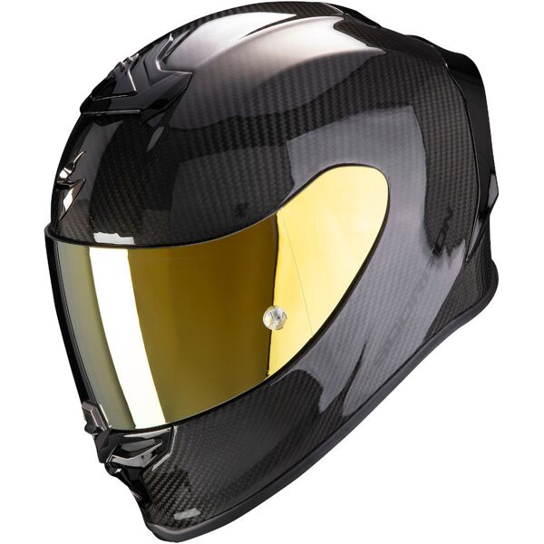 scorpion exo-r1 evo air solid casco in carbonio nero xl