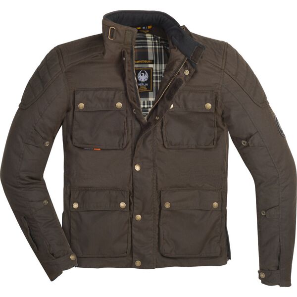 merlin tewkesbury giacca tessile moto marrone m