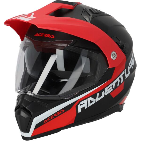 acerbis flip fs-606 2023 casco motocross grigio argento xl