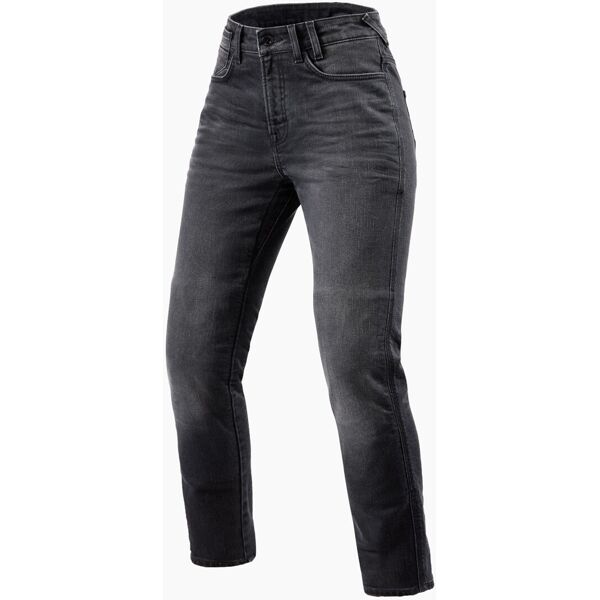 revit victoria 2 sf jeans moto donna nero grigio 29 32