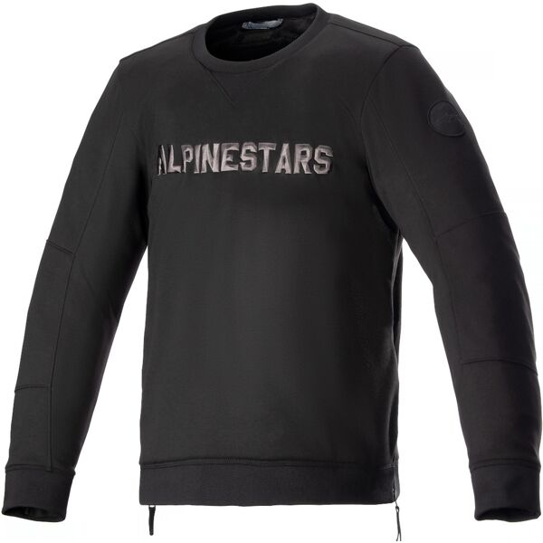 alpinestars legit crew fleece pullover moto nero xl