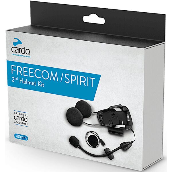 cardo freecom/spirit hd secondo set di espansione del casco nero