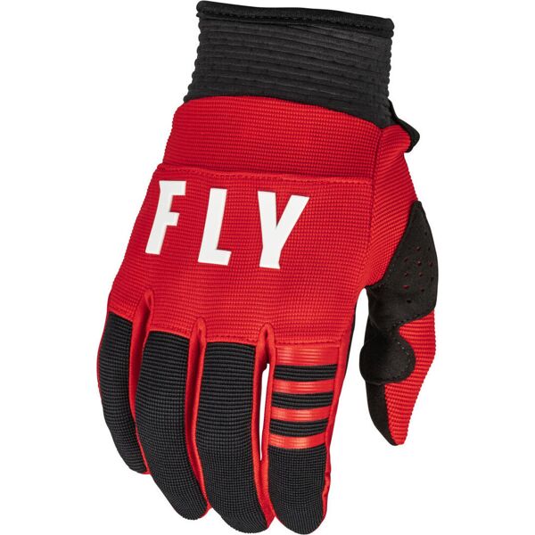 fly racing f-16 2023 youth guanti motocross motocross nero rosso l