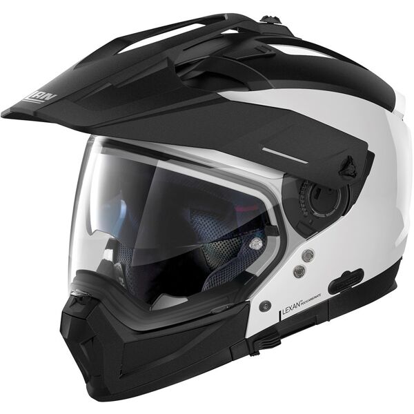 nolan n70-2 x special 2023 n-com casco nero bianco m