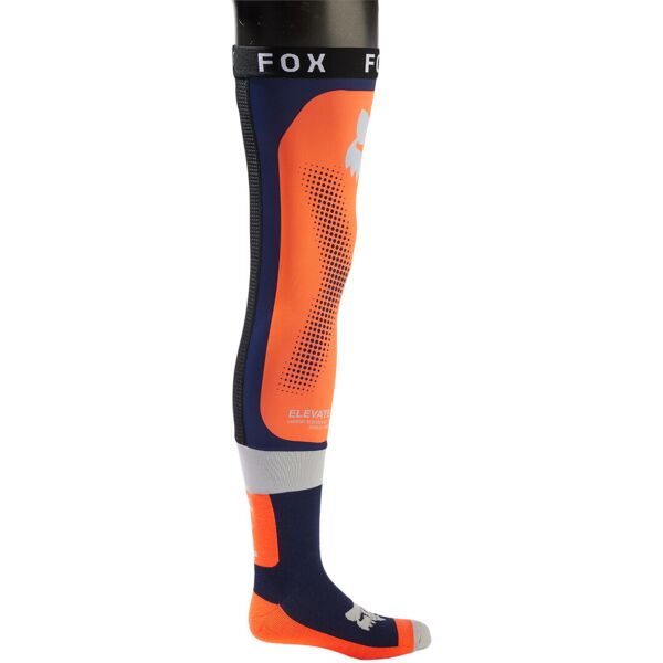 fox flexair knee brace 2023 calze motocross blu arancione m