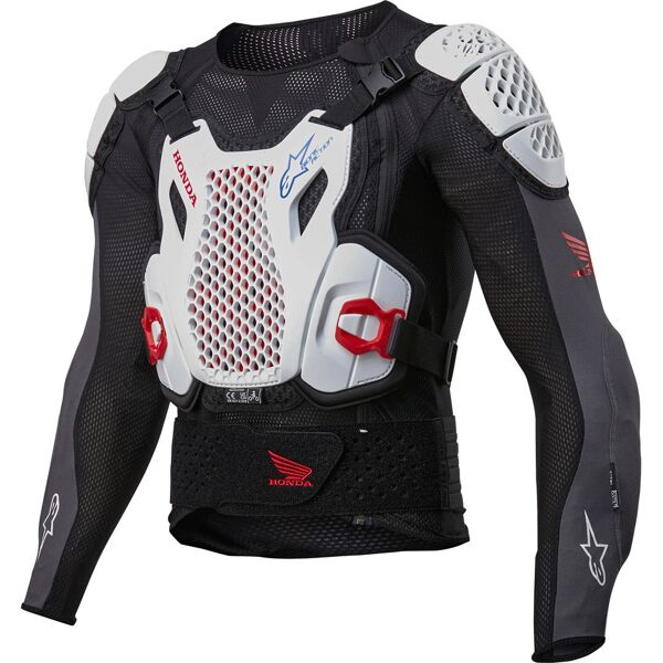 alpinestars honda bionic plus v2 giacca protettiva nero m