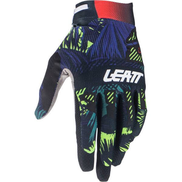 leatt 2.5 x-flow jungle 2024 guanti da motocross nero multicolore m