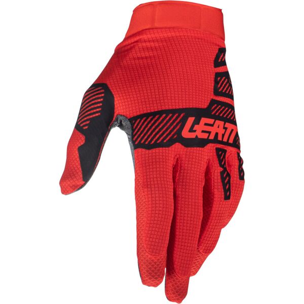 leatt 1.5 gripr 2024 guanti da motocross nero rosso m