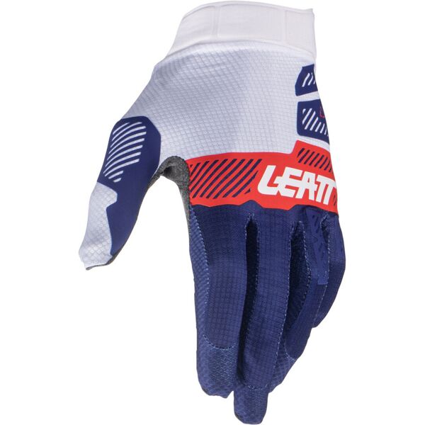 leatt 1.5 gripr 2024 guanti da motocross nero bianco rosso m