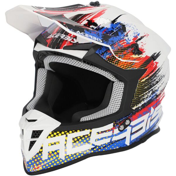 acerbis linear 2024 casco da motocross multicolore xs