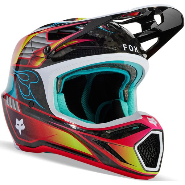 fox v3 rs viewpoint mips casco da motocross multicolore xl