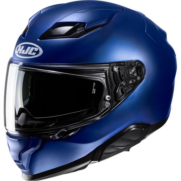 hjc f71 solid casco blu m