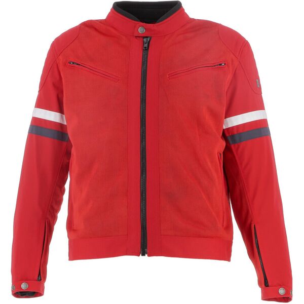 helstons monaco air giacca tessile moto rosso 2xl