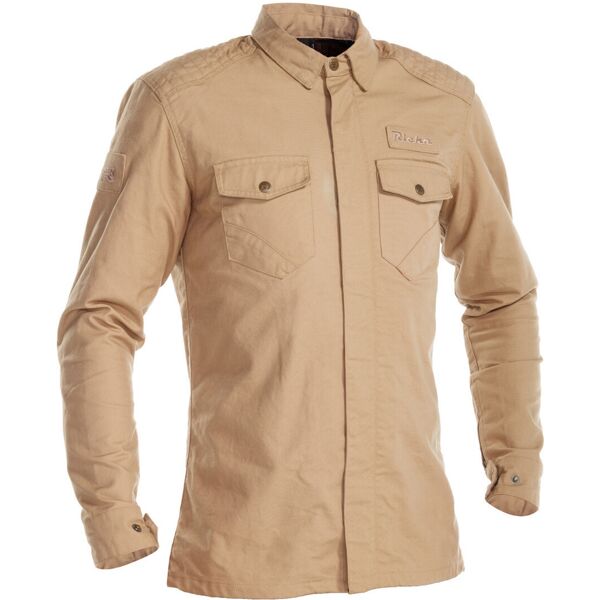 richa hamada camicia da moto beige m