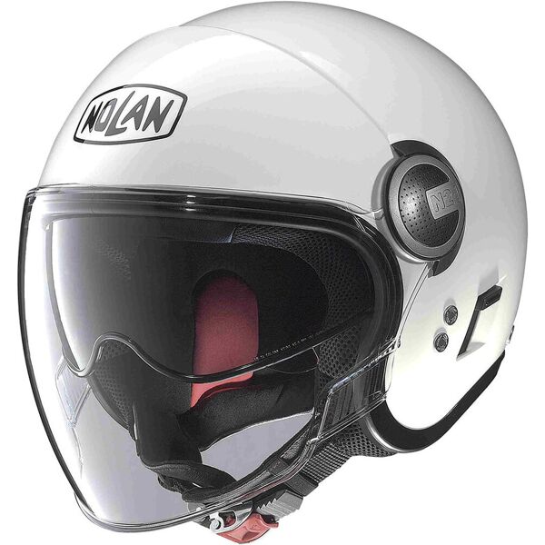 nolan n21 visor 06 classic casco jet bianco 2xs