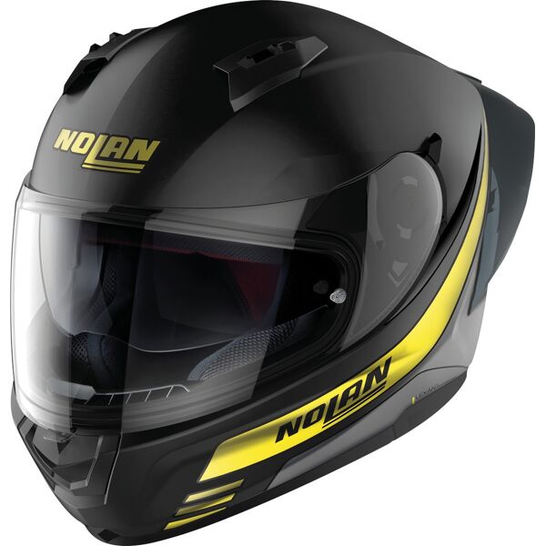 nolan n60-6 sport outset casco nero giallo xl