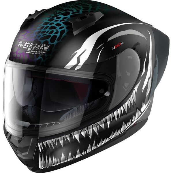 nolan n60-6 sport ravenous casco nero multicolore m