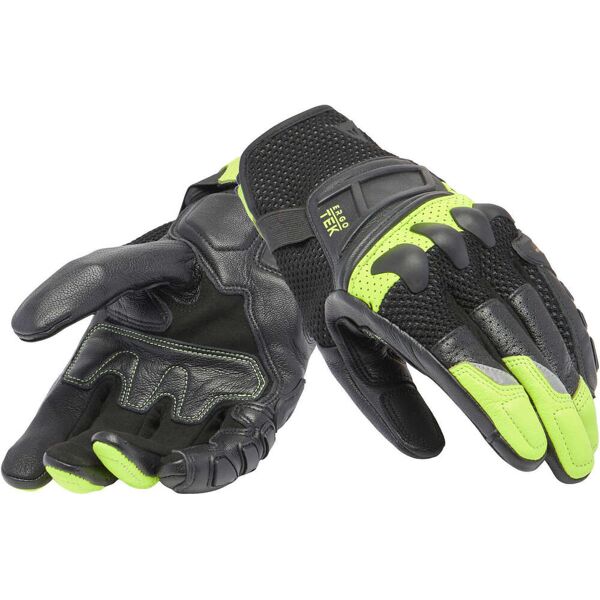 dainese x-ride 2 ergo-tek guanti da moto nero giallo xs