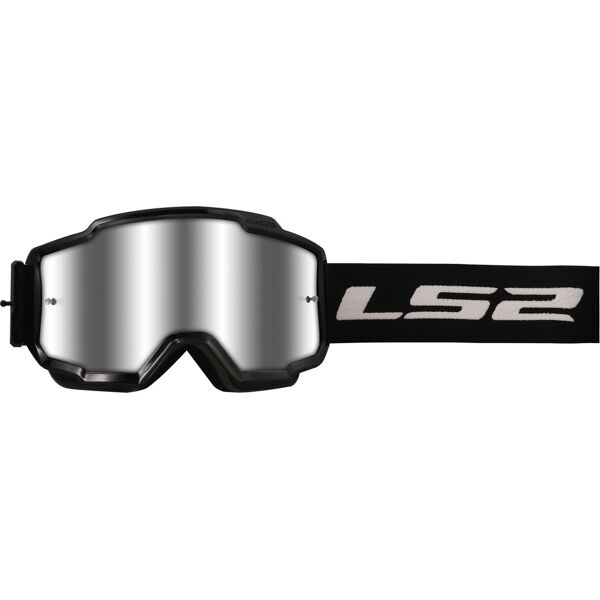 ls2 charger maschera da motocross nero