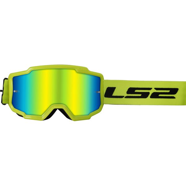 ls2 charger maschera da motocross giallo