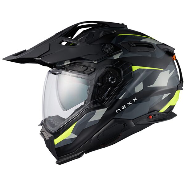 nexx x.wed 3 trailmania casco da motocross grigio giallo 2xl