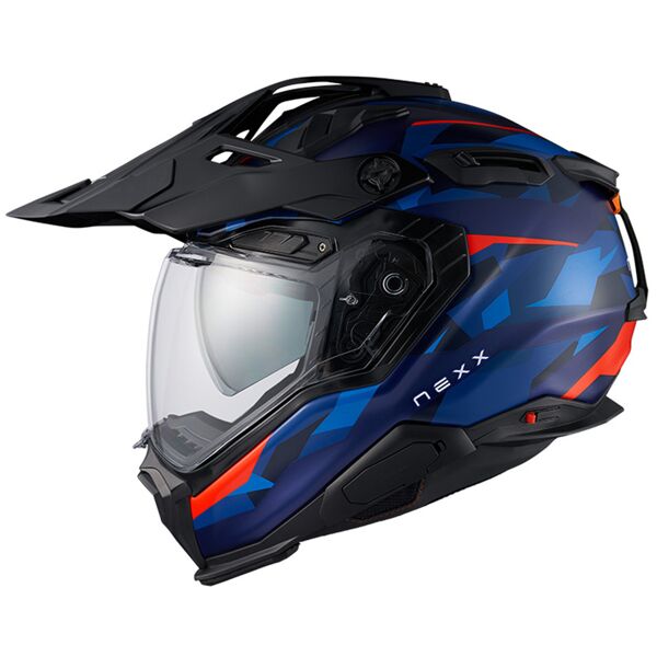 nexx x.wed 3 trailmania casco da motocross rosso blu xl