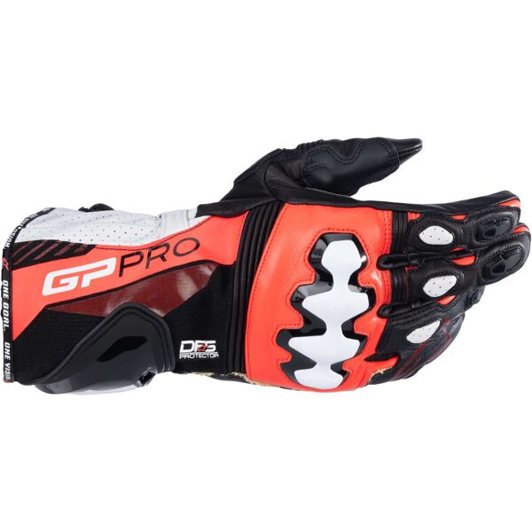 alpinestars gp pro r4 guanti da moto traforati nero rosso m