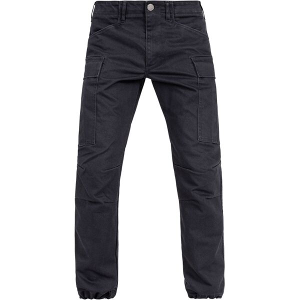 john doe regular cargo pantaloni tessili da moto nero 32 36