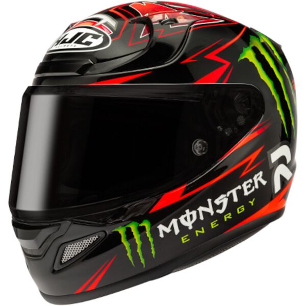 hjc rpha 12 quartararo replica casco nero bianco rosso m