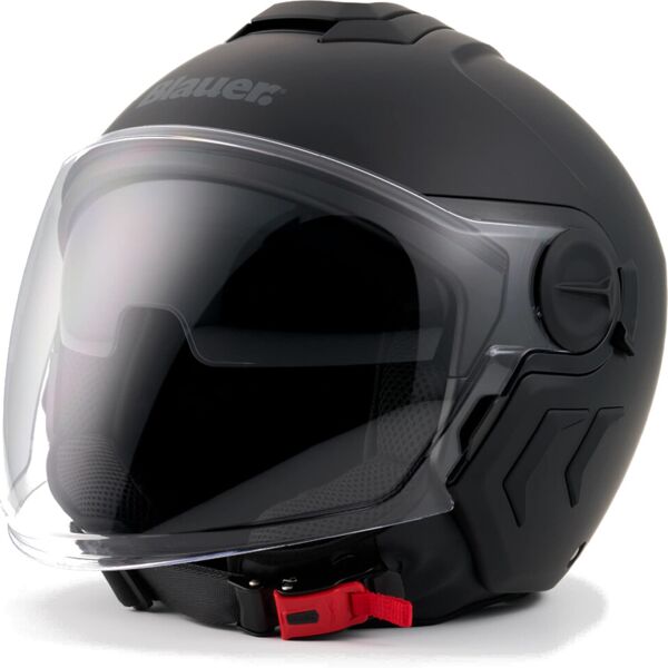 blauer demi jet dj-01 monocolor casco jet nero m