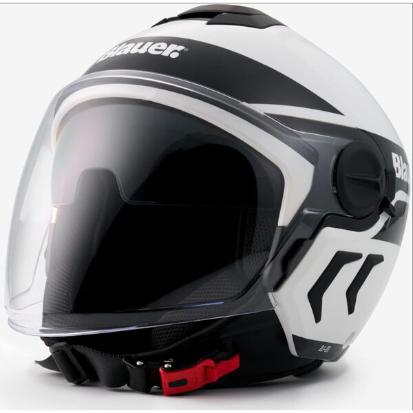 blauer demi jet dj-01 graphic b casco jet bianco l