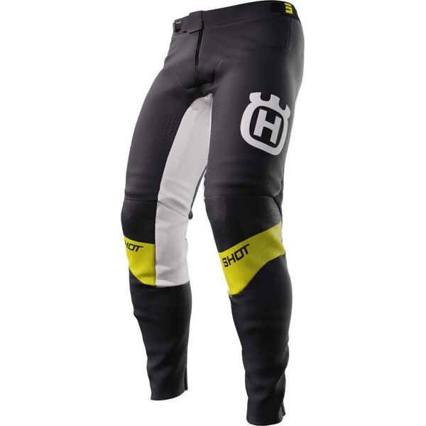 shot aerolite husqvarna limited edition 2024 pantaloni da motocross nero 32