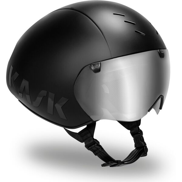 casco bici kask bambino pro black matt + clear vision che00042211