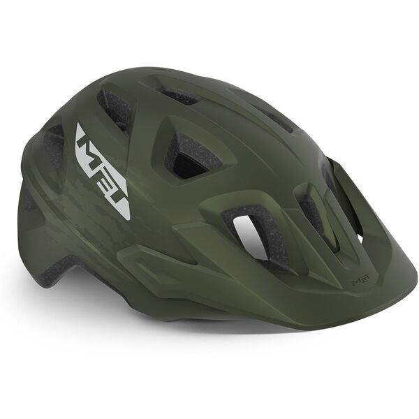 casco met echo verde oliva opaco 3hm118 ve2