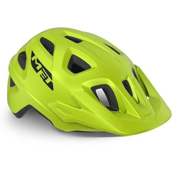 casco met echo verde lime opaco 3hm118 ve1