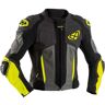 Giacca Moto in Pelle Ixon VENDETTA JK EVO Nero Antracite Gia taglia 2X