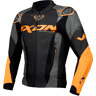 Ixon Giacca Moto  VORTEX 3 Nero-Antracite-Arancio