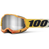 100% Maschera Cross  Accuri 2 Razza-Specchio Lente Argento